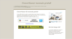 Desktop Screenshot of convertisseur-monnaie.net