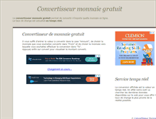 Tablet Screenshot of convertisseur-monnaie.net